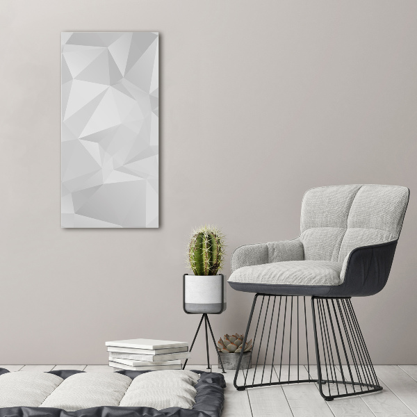 Quadro su tela canvas verticale Triangoli astratti