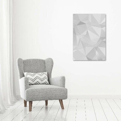 Quadro su tela canvas verticale Triangoli astratti