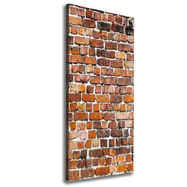 Quadro su tela canvas verticale Muro di mattoni