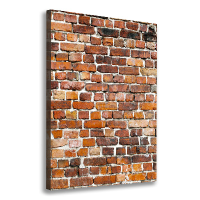 Quadro su tela canvas verticale Muro di mattoni