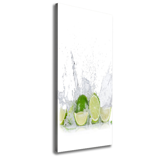 Quadro su tela canvas verticale Lime