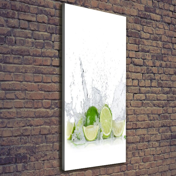 Quadro su tela canvas verticale Lime