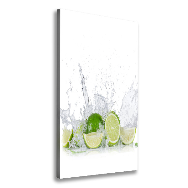 Quadro su tela canvas verticale Lime
