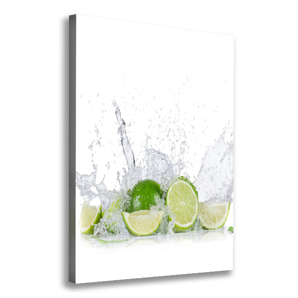 Quadro su tela canvas verticale Lime
