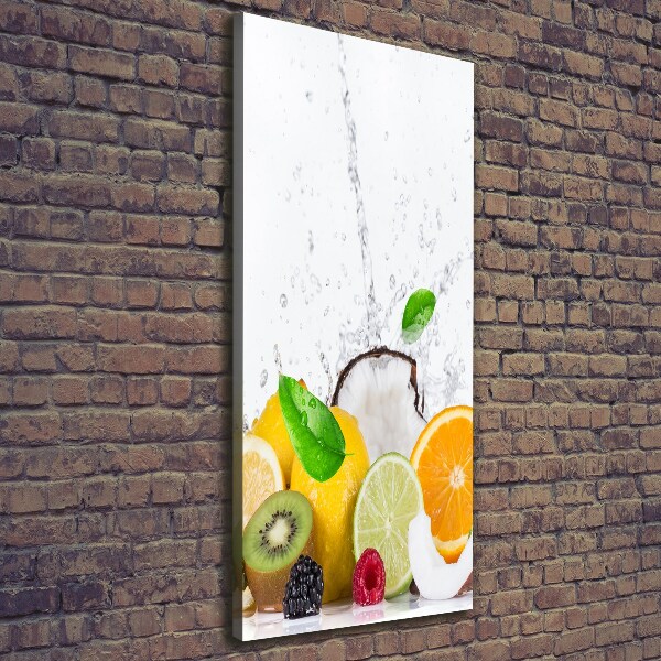 Quadro foto su tela verticale Frutta