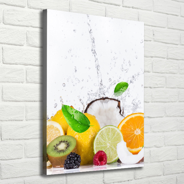 Quadro foto su tela verticale Frutta