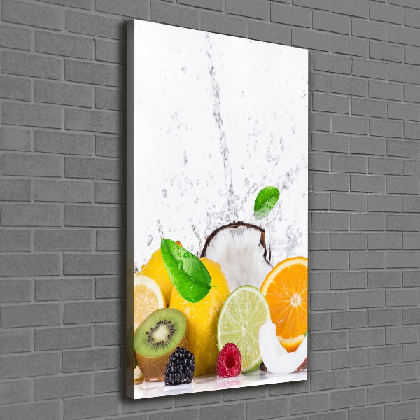 Quadro foto su tela verticale Frutta