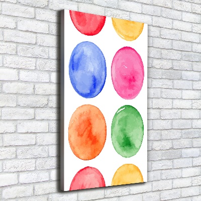 Stampa quadro su tela verticale Cerchi colorati