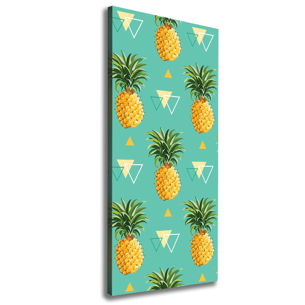 Stampa quadro su tela verticale Ananas