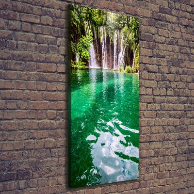Stampa quadro su tela verticale Laghi di Plitvice