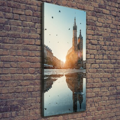 Stampa quadro su tela verticale Cracovia, Polonia