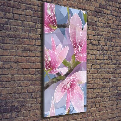 Quadro foto su tela verticale Magnolia