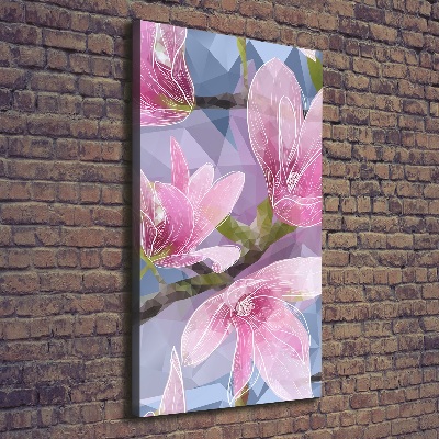 Quadro foto su tela verticale Magnolia