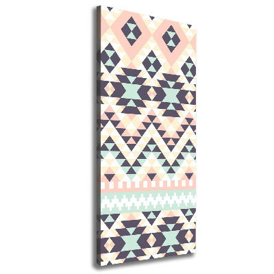 Quadro foto su tela verticale Di origine etnica