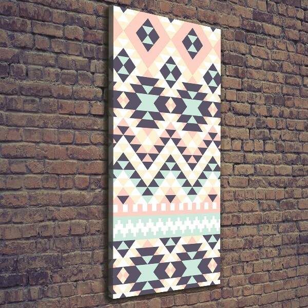 Quadro foto su tela verticale Di origine etnica