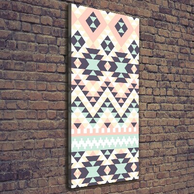 Quadro foto su tela verticale Di origine etnica