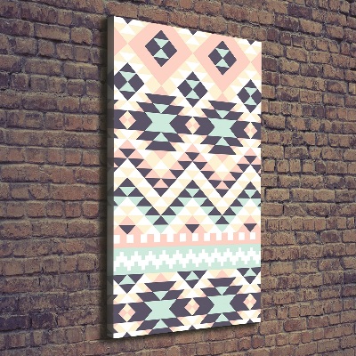 Quadro foto su tela verticale Di origine etnica