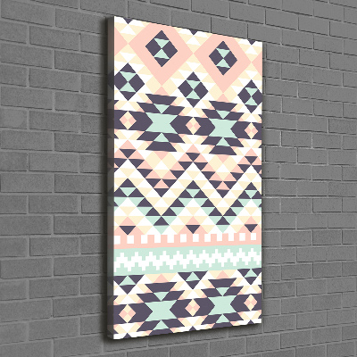 Quadro foto su tela verticale Di origine etnica