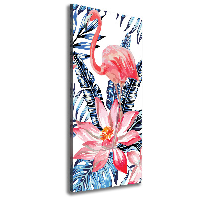 Quadro su tela canvas verticale Fiori hawaiani