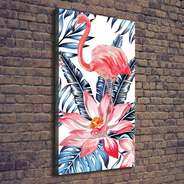 Quadro su tela canvas verticale Fiori hawaiani