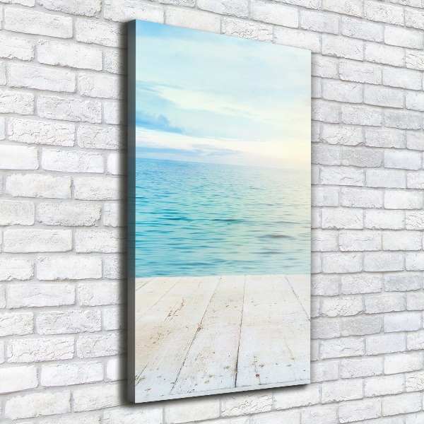 Stampa quadro su tela verticale Spiaggia tropicale