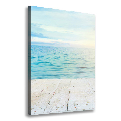 Stampa quadro su tela verticale Spiaggia tropicale