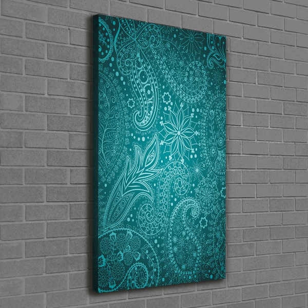 Quadro foto su tela verticale Ornamenti