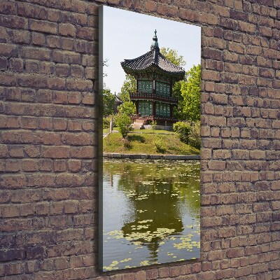 Quadro foto su tela verticale Parco giapponese