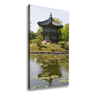 Quadro foto su tela verticale Parco giapponese