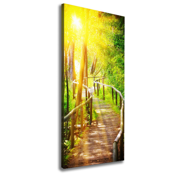 Quadro su tela canvas verticale Sentiero nella foresta