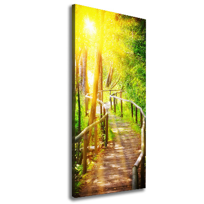 Quadro su tela canvas verticale Sentiero nella foresta