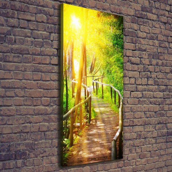 Quadro su tela canvas verticale Sentiero nella foresta