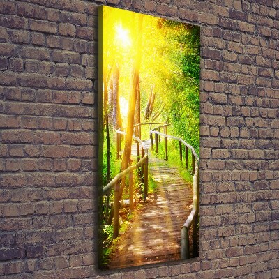 Quadro su tela canvas verticale Sentiero nella foresta