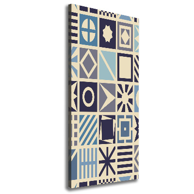 Stampa quadro su tela verticale Sfondo geometrico