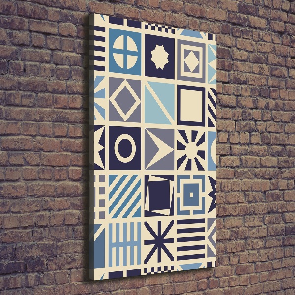 Stampa quadro su tela verticale Sfondo geometrico