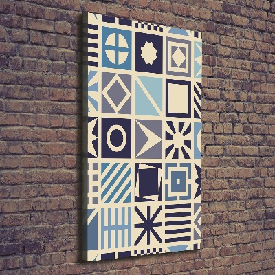 Stampa quadro su tela verticale Sfondo geometrico
