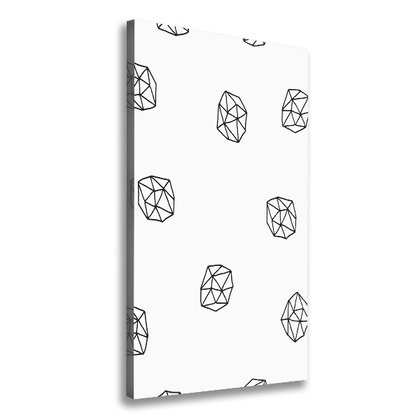 Quadro foto su tela verticale Modello astratto