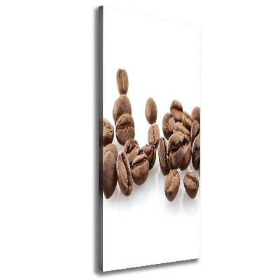 Stampa quadro su tela verticale Chicchi di caffè