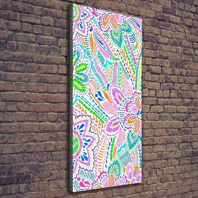 Quadro su tela canvas verticale Motivo floreale