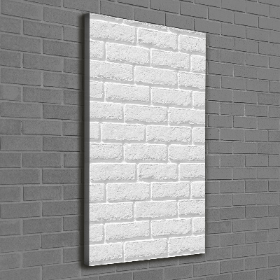 Stampa quadro su tela verticale Muro di mattoni