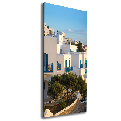 Quadro su tela canvas verticale Mykonos, Grecia