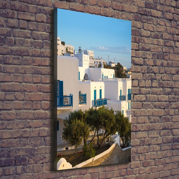 Quadro su tela canvas verticale Mykonos, Grecia