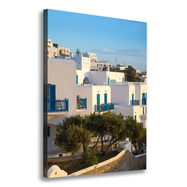 Quadro su tela canvas verticale Mykonos, Grecia