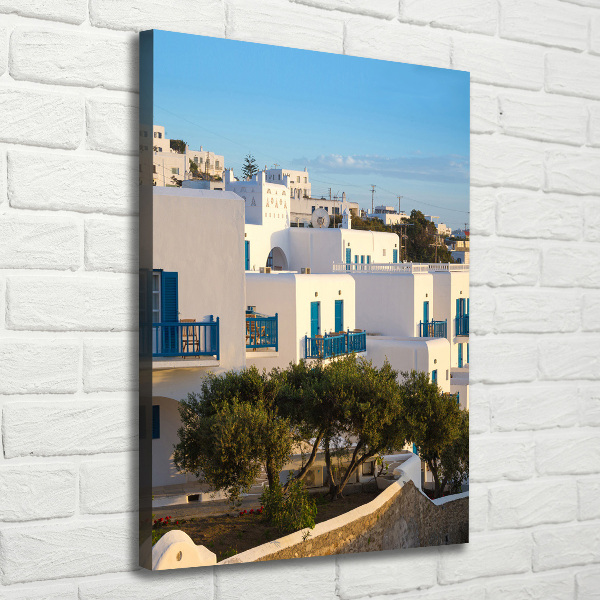 Quadro su tela canvas verticale Mykonos, Grecia