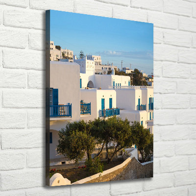 Quadro su tela canvas verticale Mykonos, Grecia