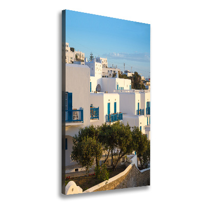 Quadro su tela canvas verticale Mykonos, Grecia