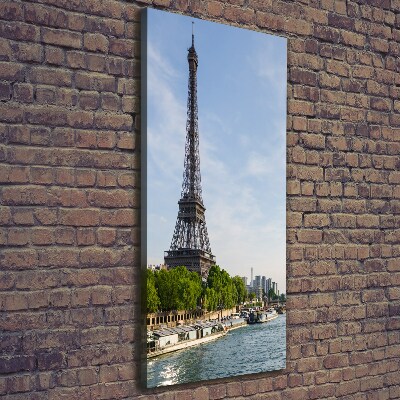 Quadro foto su tela verticale Torre Eiffel Parigi