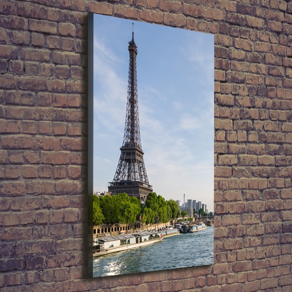 Quadro foto su tela verticale Torre Eiffel Parigi