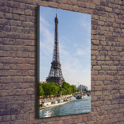 Quadro foto su tela verticale Torre Eiffel Parigi