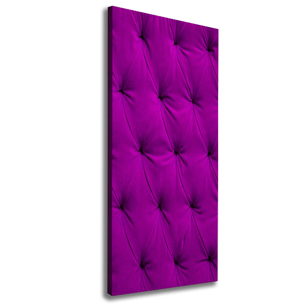 Stampa quadro su tela verticale Parete di velluto